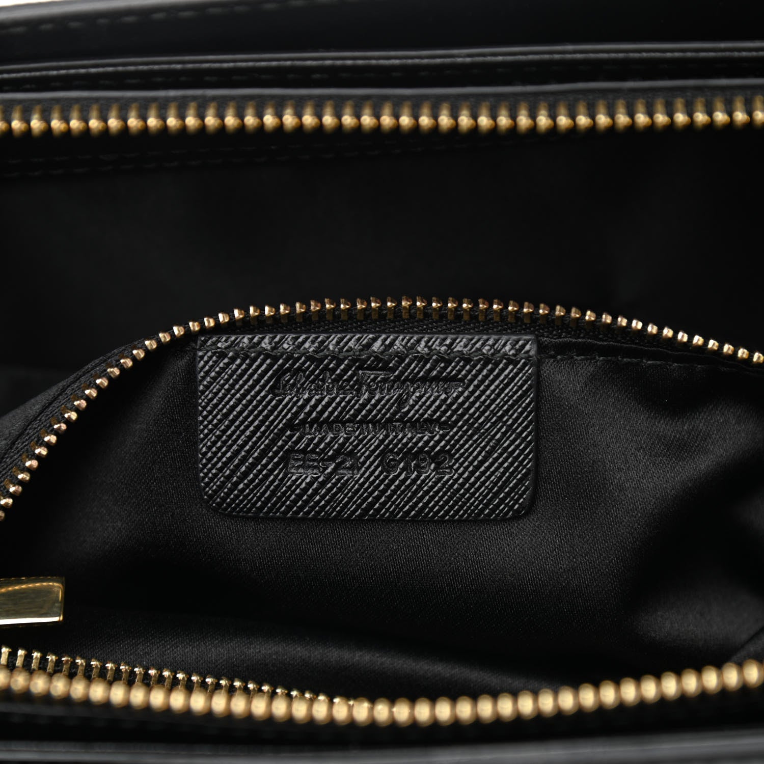 Salvatore Ferragamo Saffiano Zig Zag Beky Tote Black Multicolor 7 of 11
