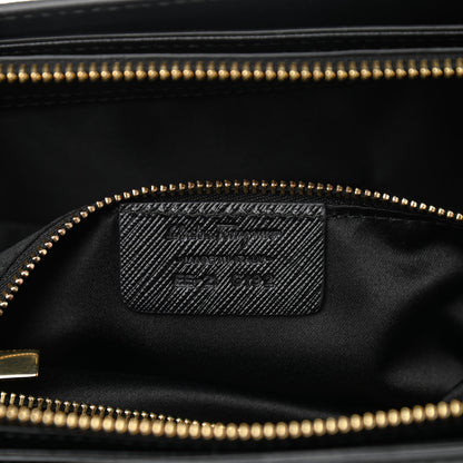 Salvatore Ferragamo Saffiano Zig Zag Beky Tote Black Multicolor 7 of 11
