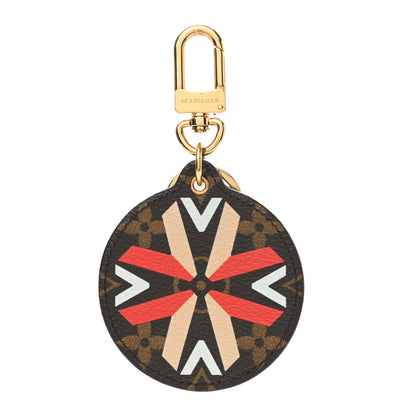 Louis Vuitton Monogram Illustre Multi V Bag Charm Key Ring 1 of 3