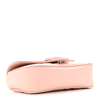 Gucci Calfskin Matelasse Monochrome GG Marmont Chain Belt Bag Perfect Pink 4 of 11