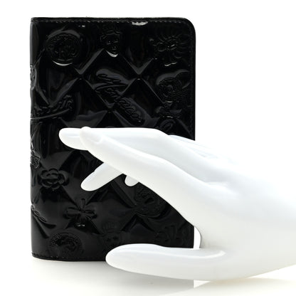 Chanel Patent Calfskin Lucky Symbols Agenda Cover Black 2 of 6