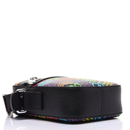 Gucci GG Supreme Monogram Psychedelic Messenger Bag Black 5 of 13
