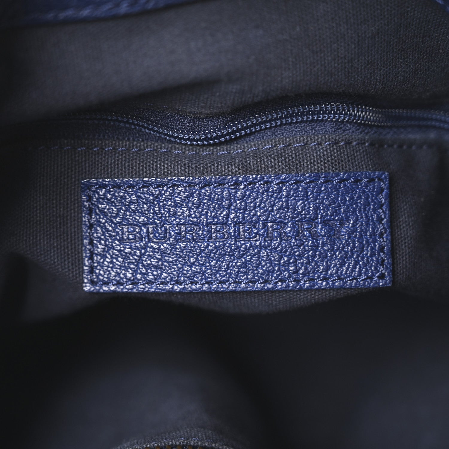 Burberry Haymarket Check Medium Golderton Tote Blue 6 of 9
