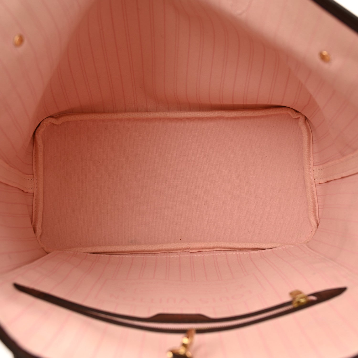 Louis Vuitton Damier Ebene Neo Neverfull MM Rose Ballerine 5 of 13