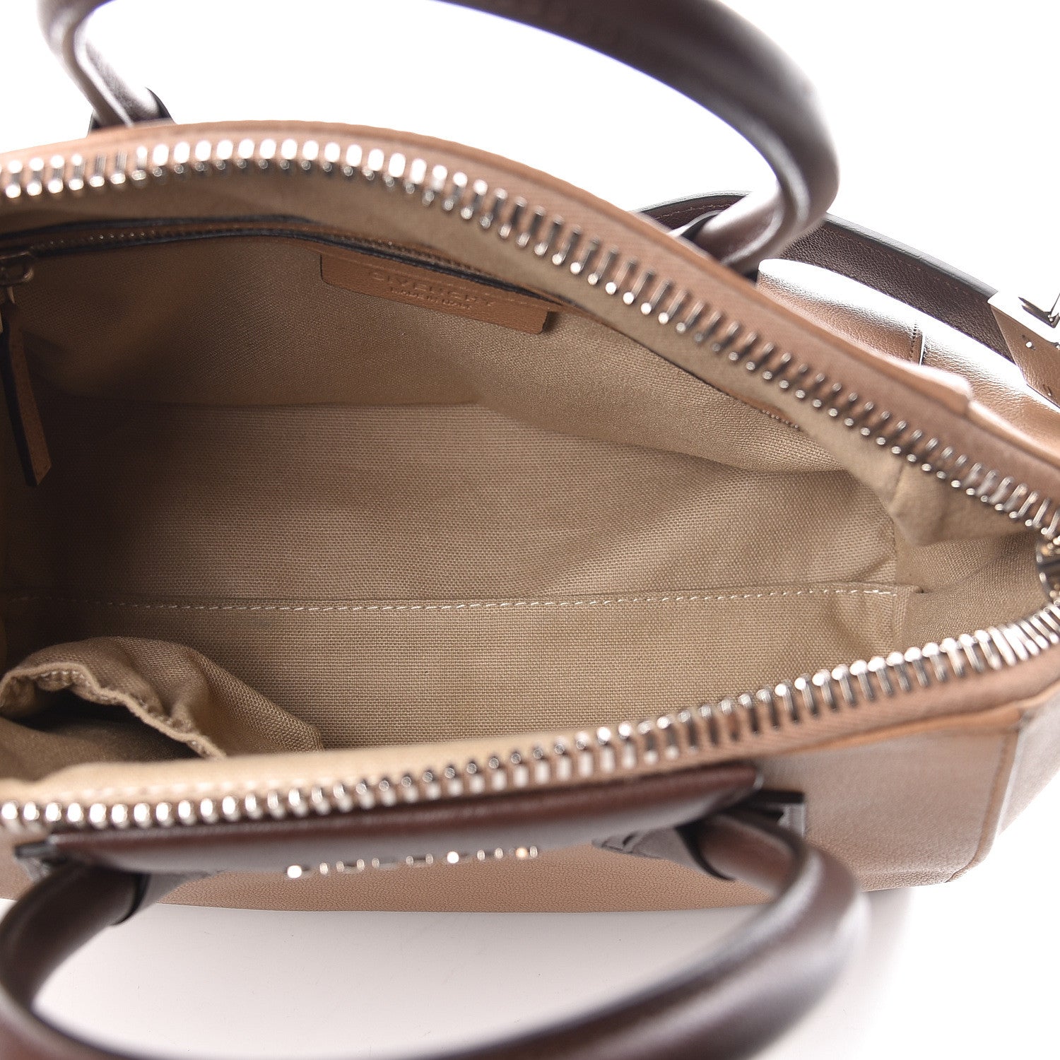 Givenchy Sugar Goatskin Small Tri-Color Antigona Beige Camel Brown 5 of 10