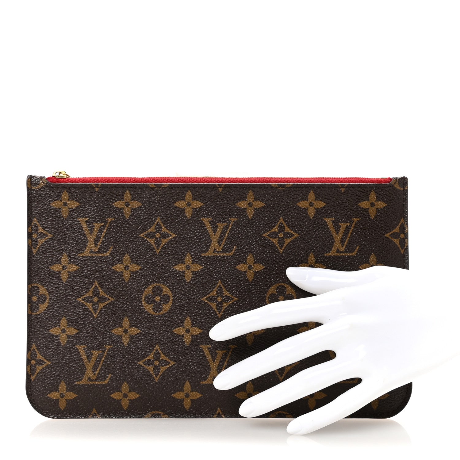 Louis Vuitton Monogram Neverfull MM GM Pochette Cherry 2 of 6