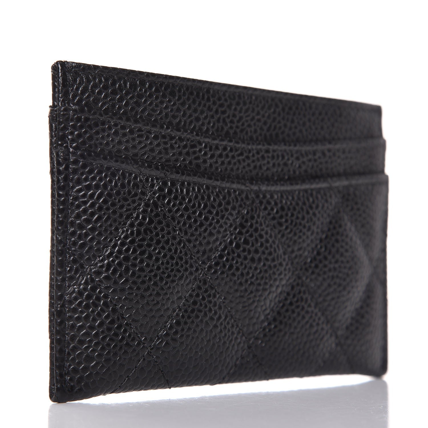 Chanel Caviar Quilted Card Holder Black 3 of 9