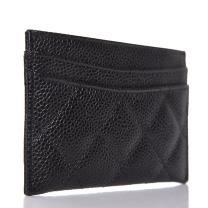 Chanel Caviar Quilted Card Holder Black 3 of 9