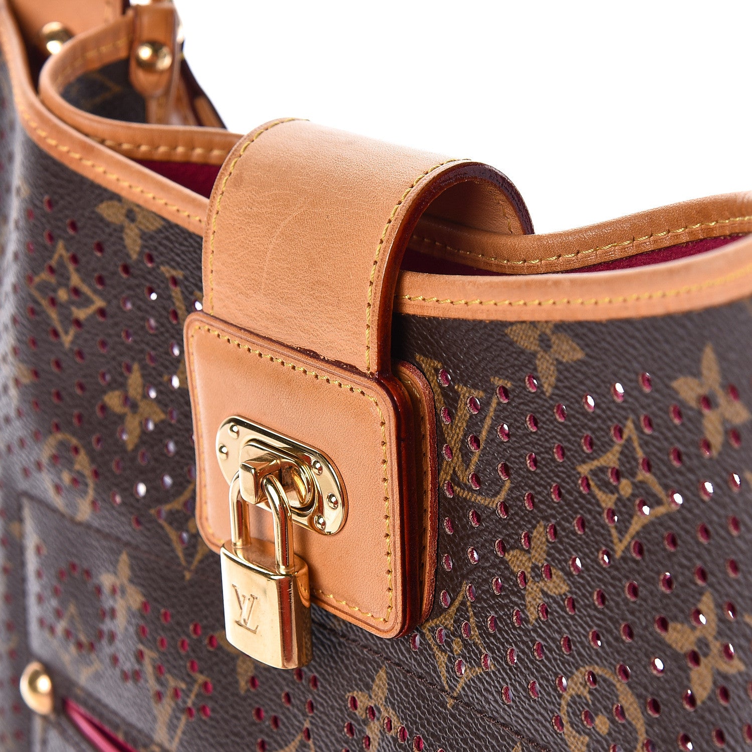 Louis Vuitton Monogram Perforated Musette Fuchsia 12 of 12