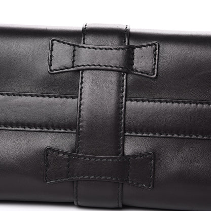 Gucci Calfskin Medium Stirrup Top Handle Bag Black 8 of 12