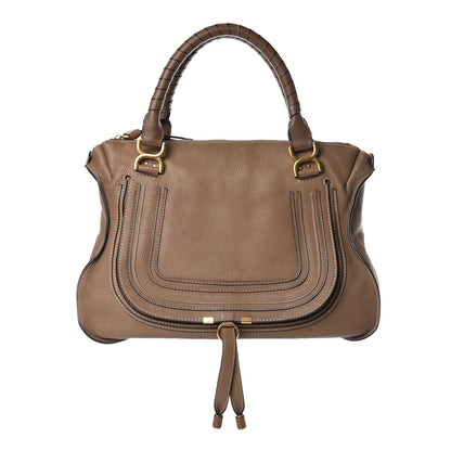 Chloe Calfskin Large Marcie Satchel Nut 1 of 19