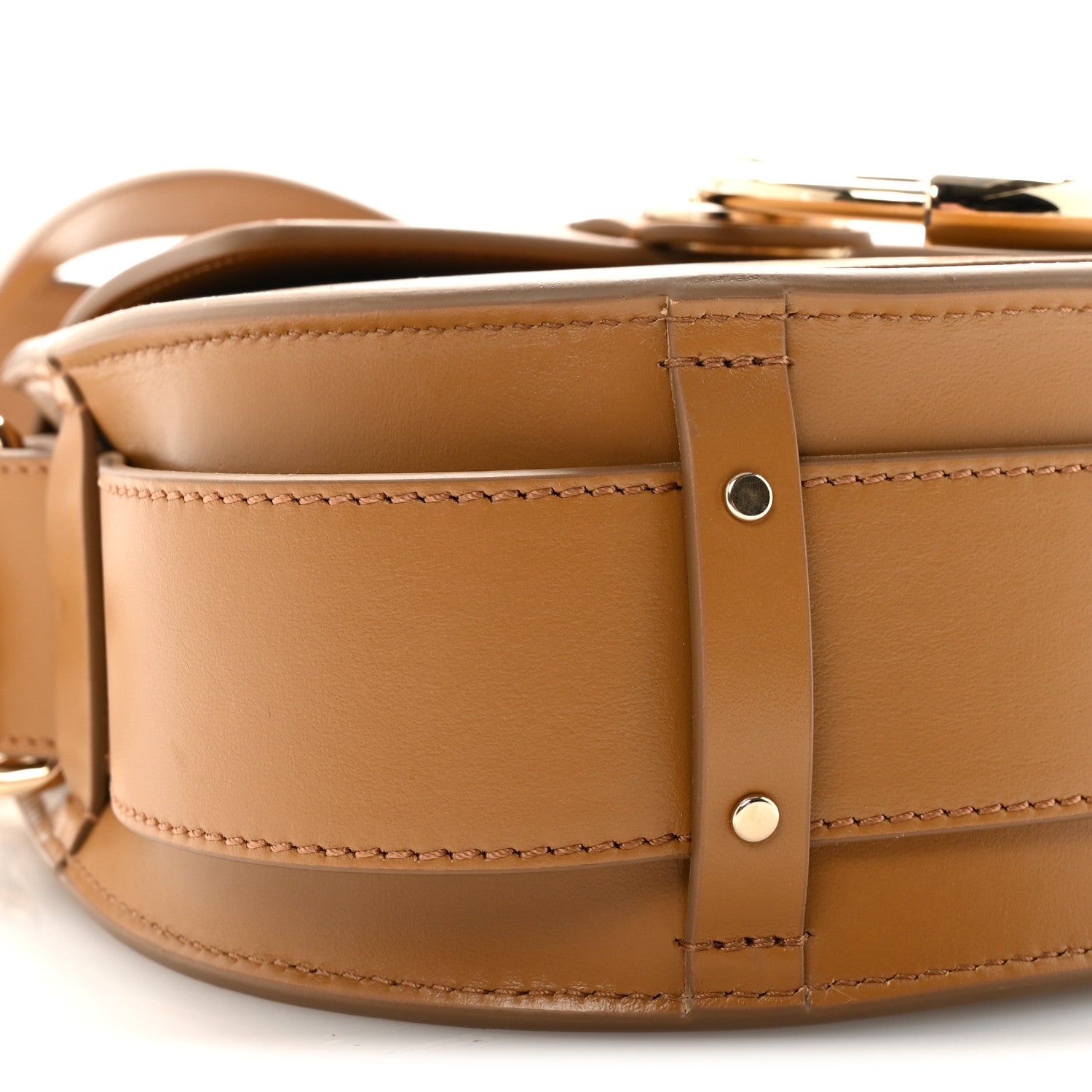 Chloe Calfskin Small Tess Bag Pottery Brown 8 of 9