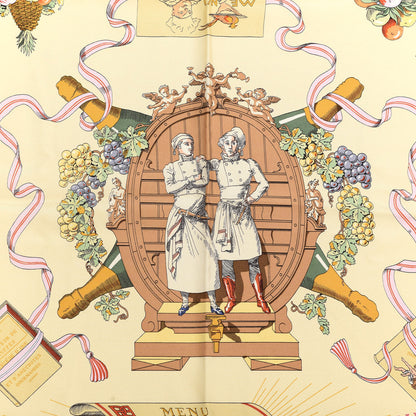 Hermes Silk A La Gloire De La Cuisine Francaise Scarf 90 3 of 5