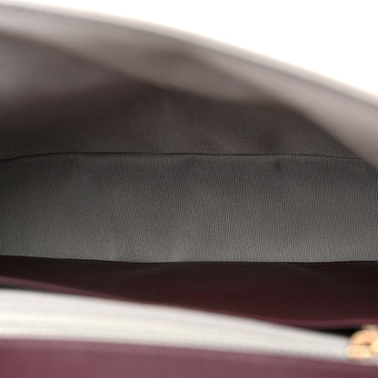 Chanel Shiny Lambskin Chevron Quilted Miroir Grey 5 of 13