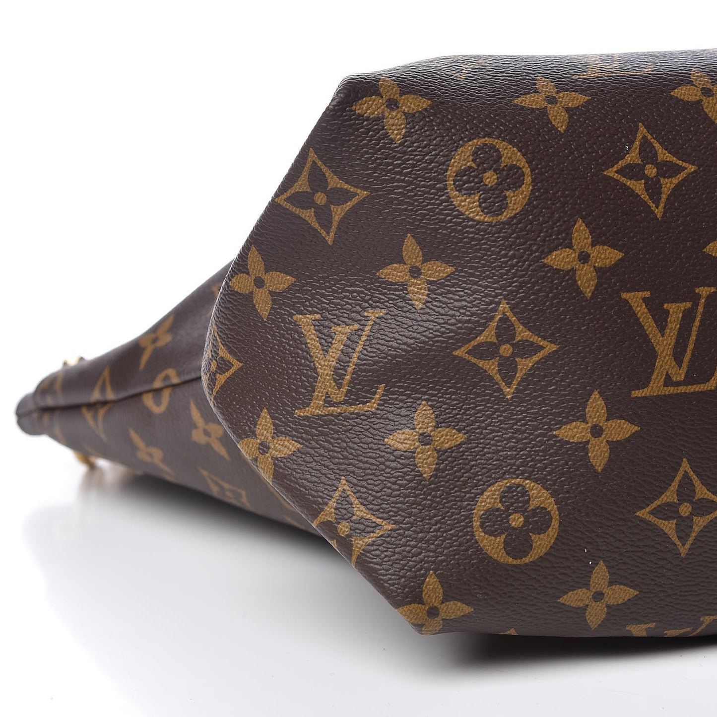 Monogram Flower Zipped Tote MM Black