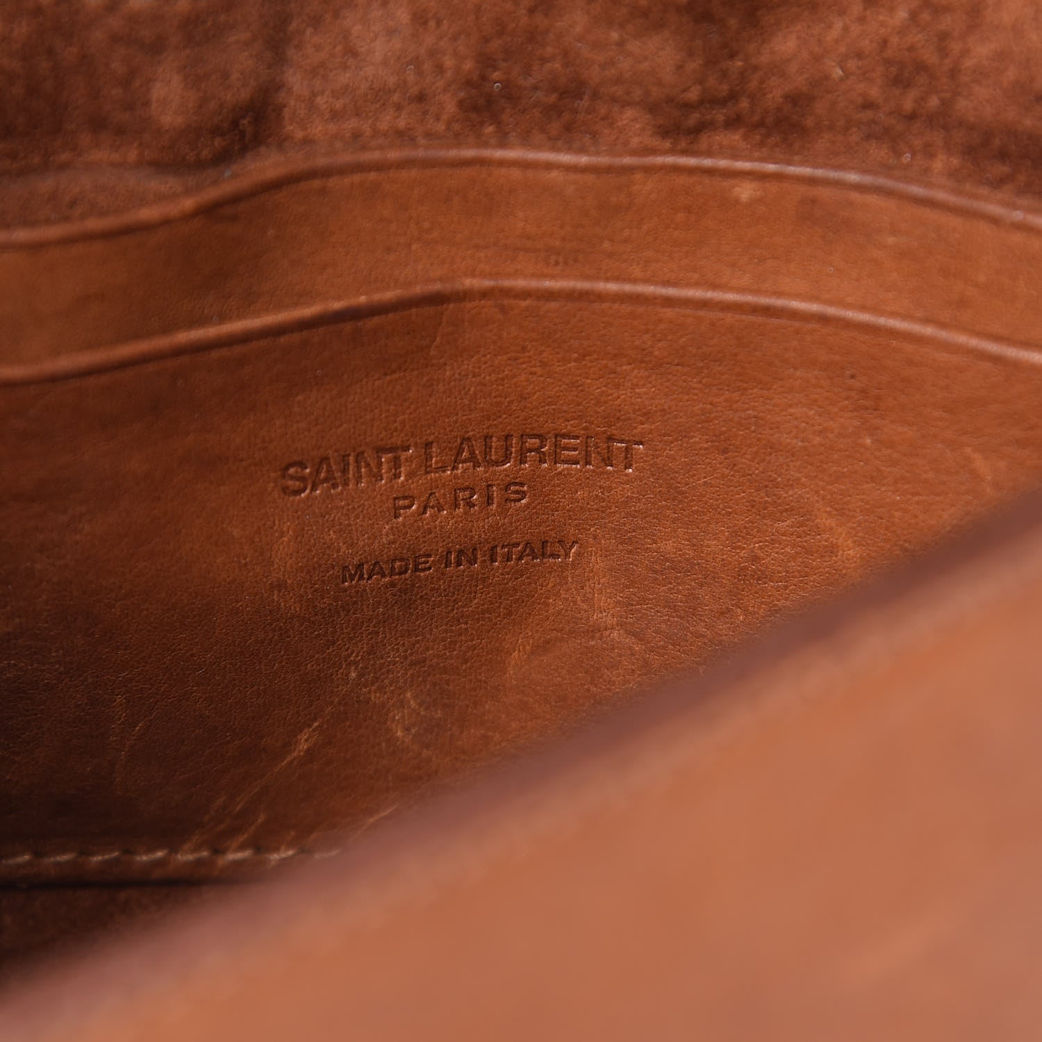 Saint Laurent Calfskin Whipstitch Toy Charlotte Messenger Bag Cognac 6 of 21