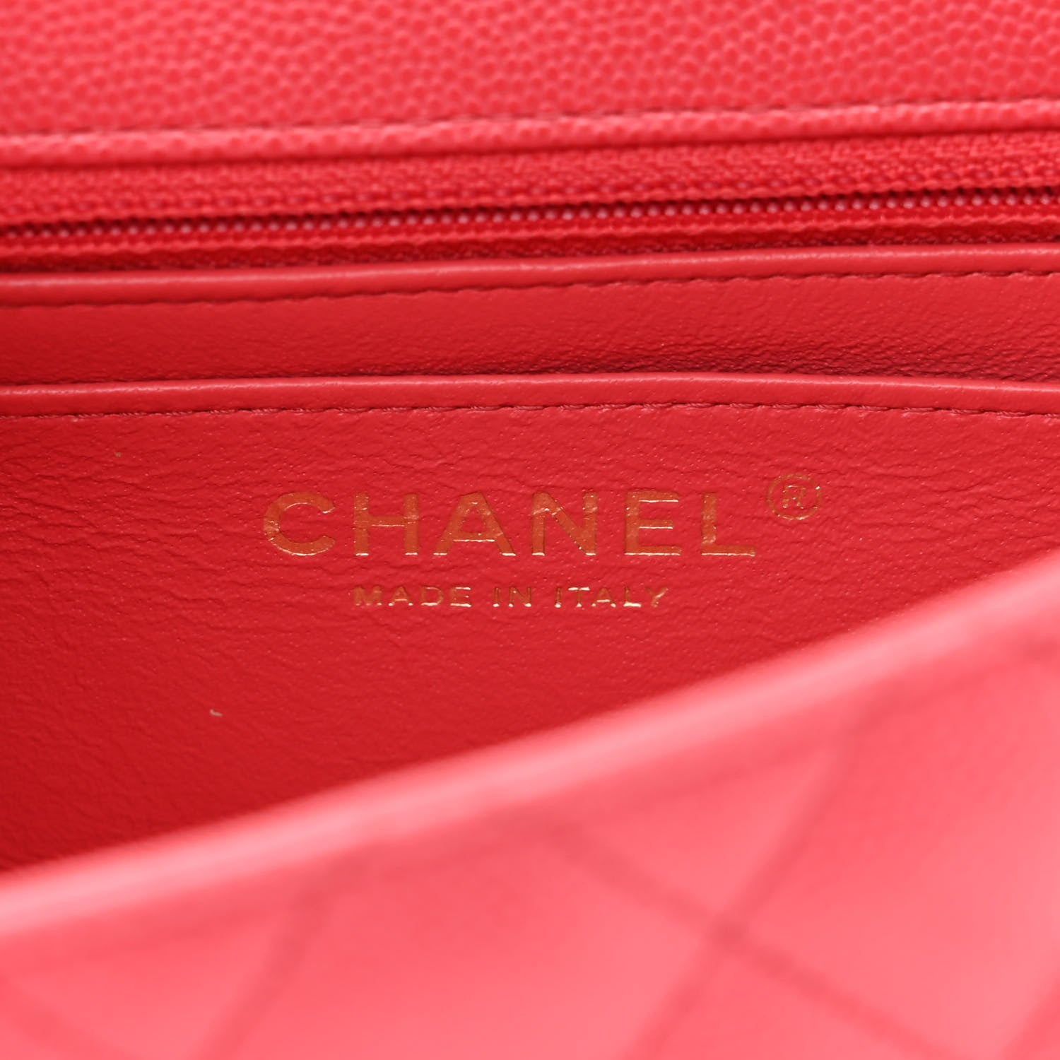 Chanel Caviar Quilted Mini Square Flap Pink 6 of 12