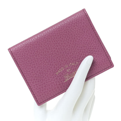 Gucci Dollar Calfskin Swing Train Pass Card Case Peonia Flower 10 of 10