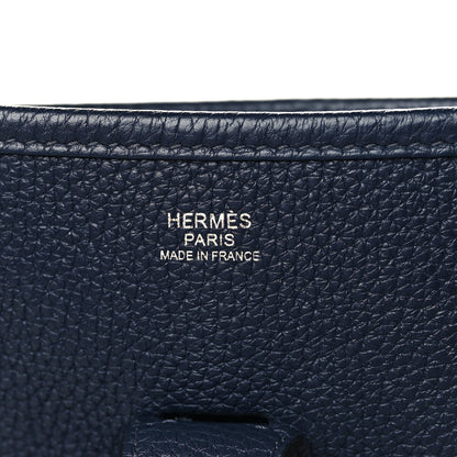 Hermes Taurillon Clemence Evelyne III GM Bleu Nuit 6 of 9