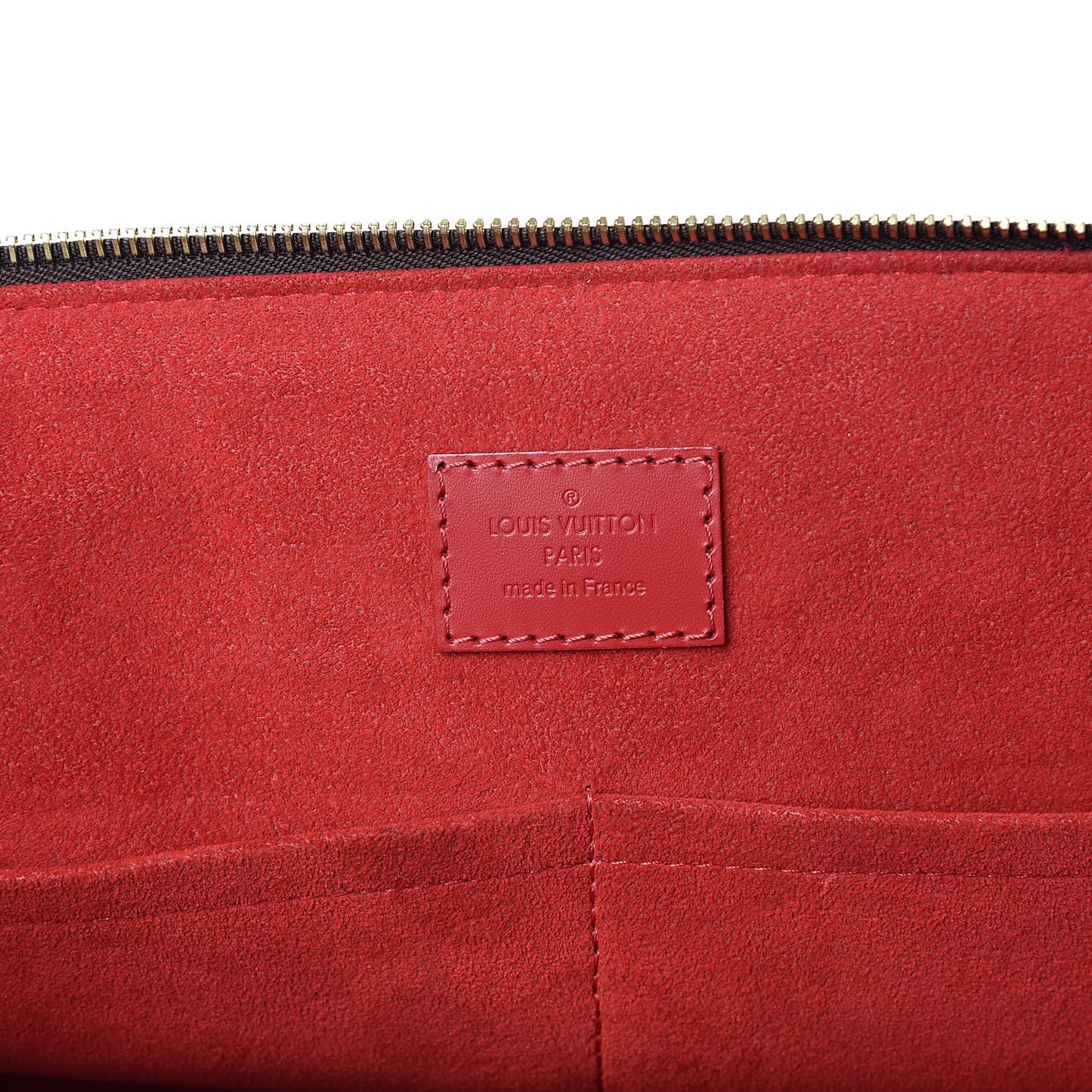 Damier Ebene Caissa Tote MM Cherry