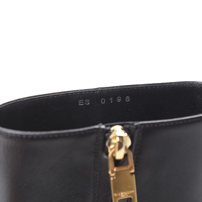 Givenchy Smooth Calfskin Triangle Bootie 37 Black 6 of 9