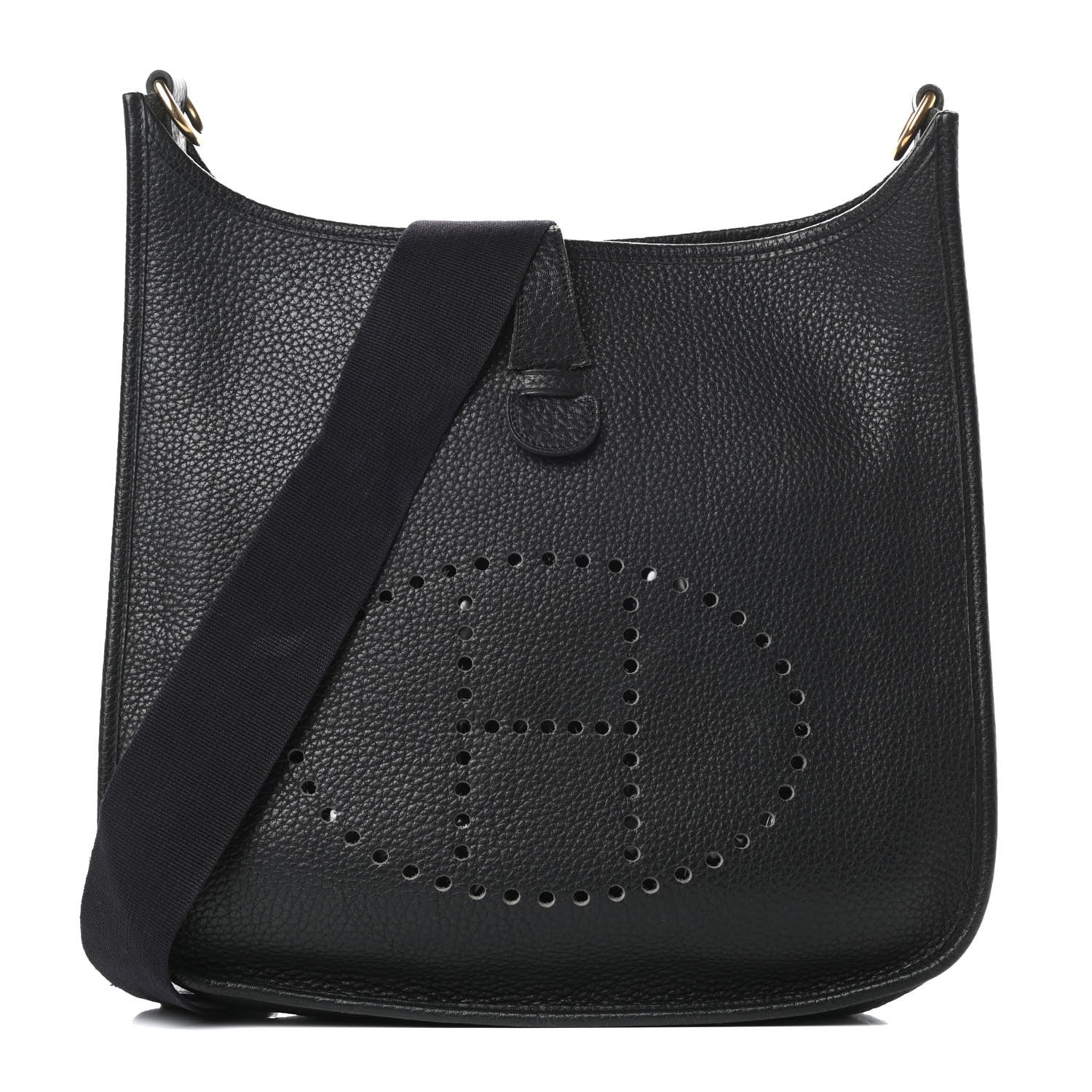 Hermes Taurillon Clemence Evelyne GM Black 1 of 13