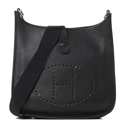 Hermes Taurillon Clemence Evelyne GM Black 1 of 13