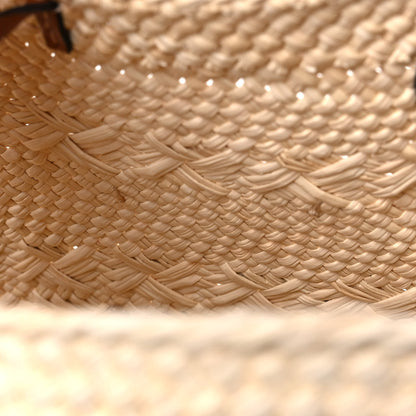 Loewe Iraca Palm Calfskin Anagram Basket Bag Natural Tan 11 of 11