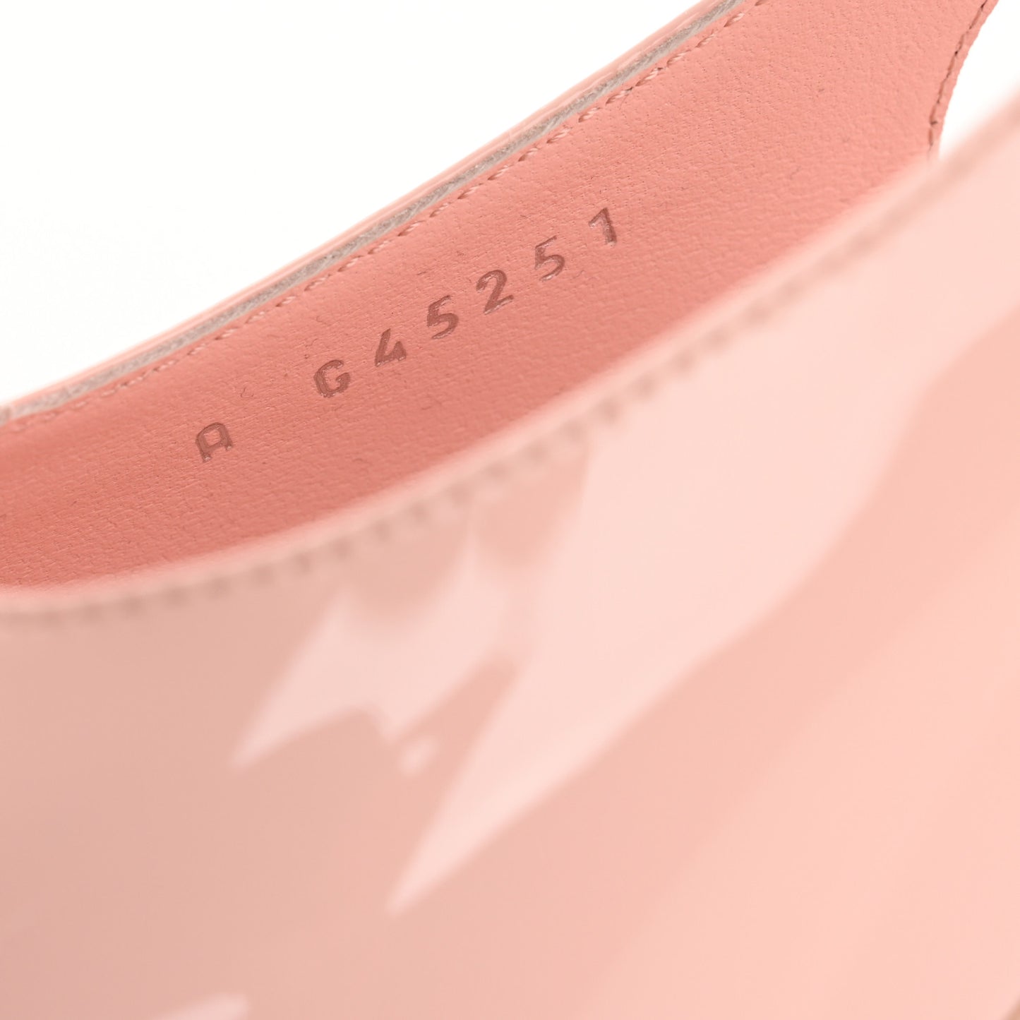 Patent Calfskin Cap Toe CC Slingback Pumps 39 Light Pink