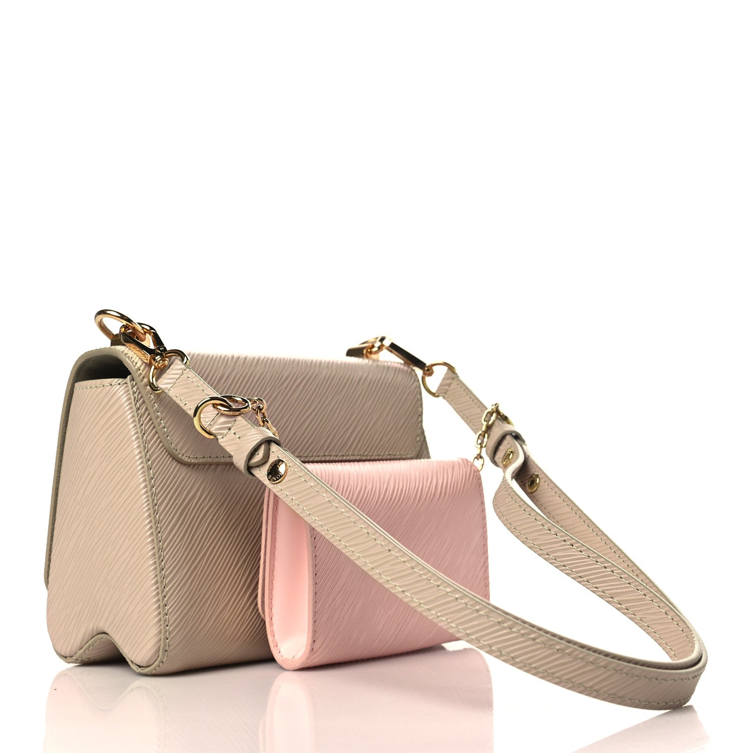 Louis Vuitton Epi Twist PM and Twisty Taupe Pink 4 of 10
