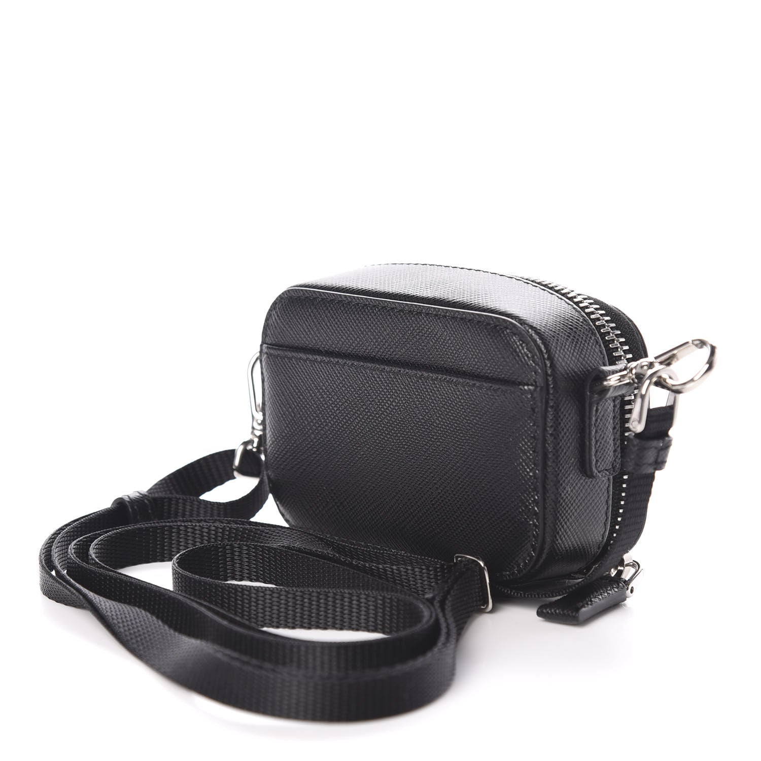 Prada Saffiano Cargo Pouch Black 2 of 6