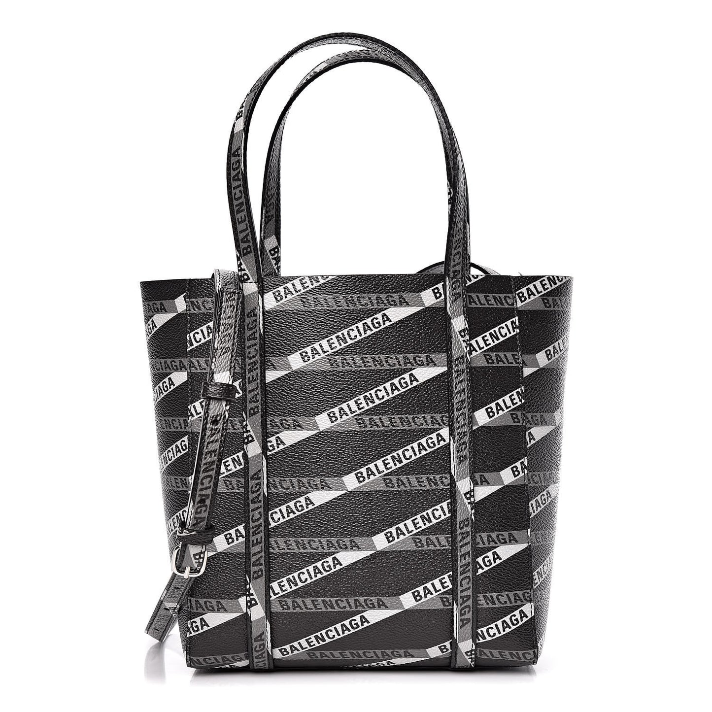 Coated Canvas Losange Monogram XXS Tote Black Grey