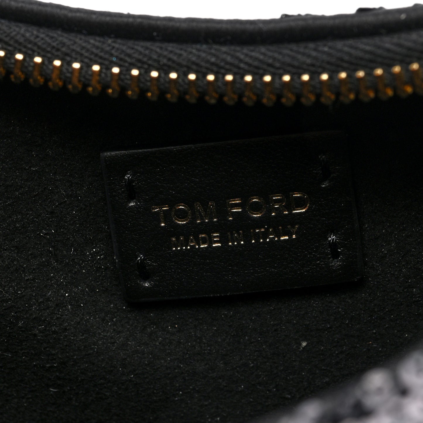 Sequin Embellished Mini Bianca Hobo Black