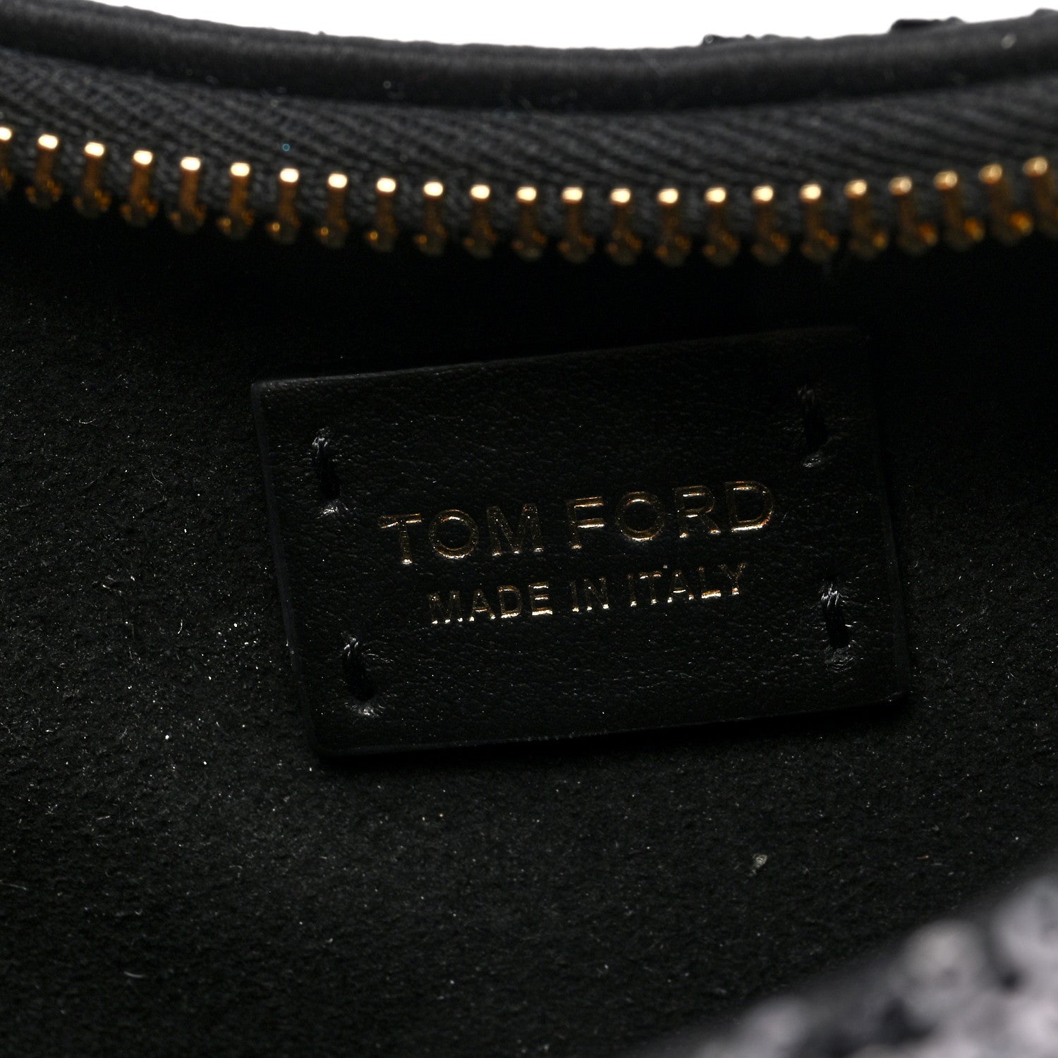 Tom Ford Sequin Embellished Mini Bianca Hobo Black 6 of 9