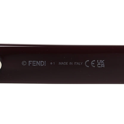 Fendi Acetate Fendi Square Sunglasses FE40119I Burgundy 5 of 7