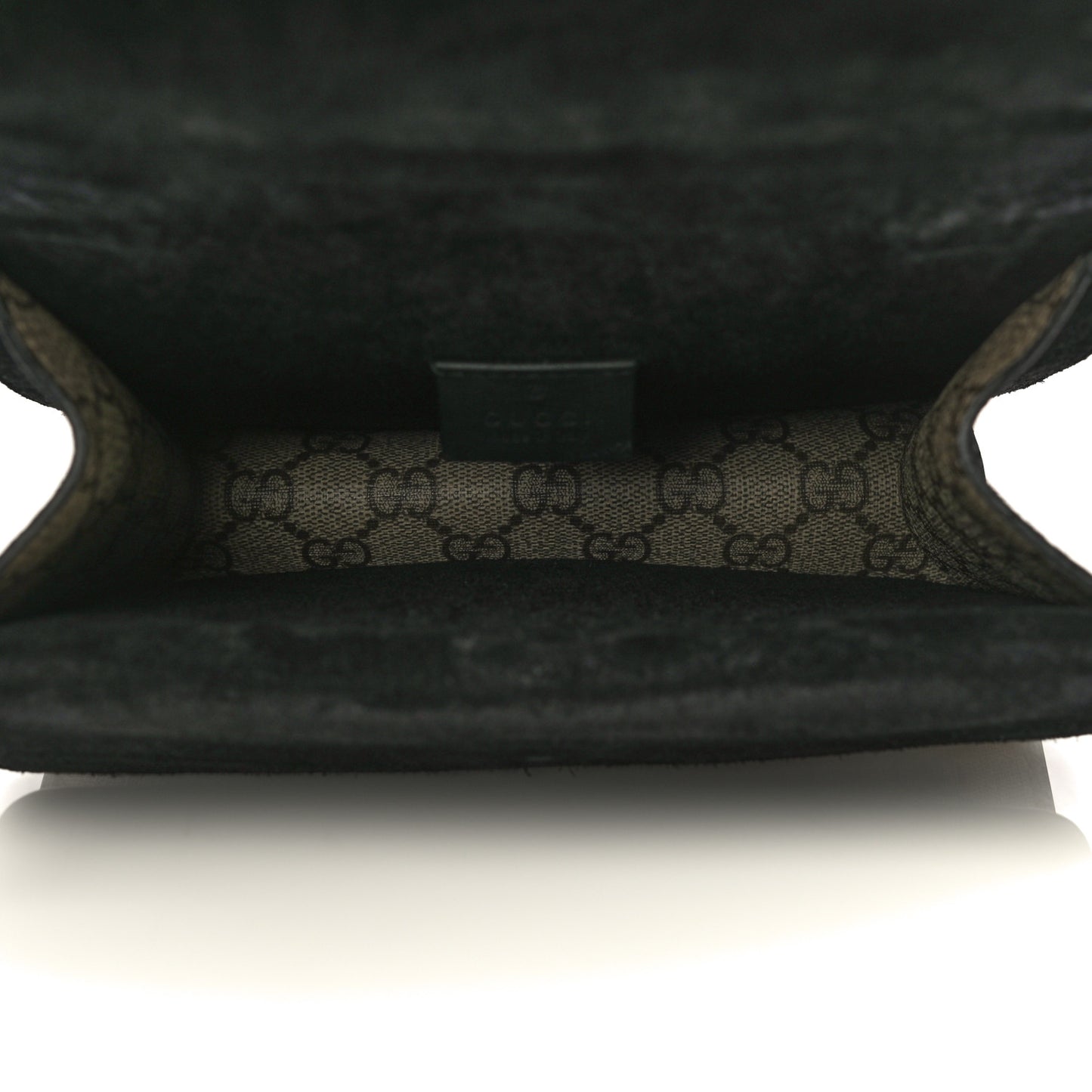 GG Supreme Monogram Mini Dionysus Shoulder Bag Black