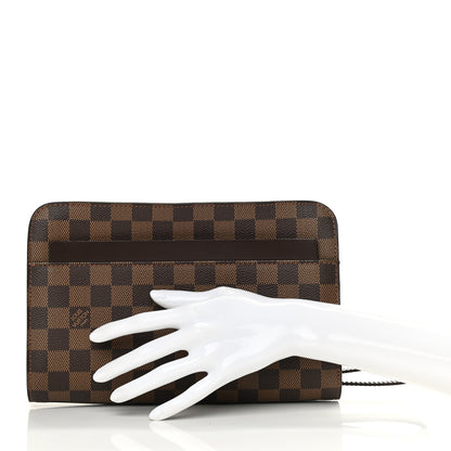 Louis Vuitton Damier Ebene Pochette Saint Louis Clutch 3 of 11