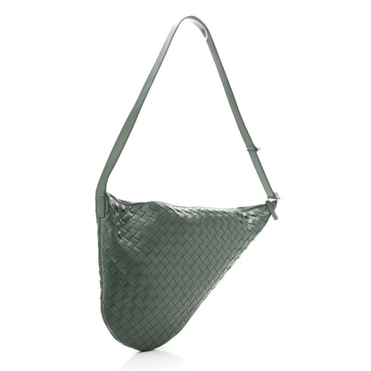 Bottega Veneta Calfskin Intrecciato Virgule New Sauge 3 of 11