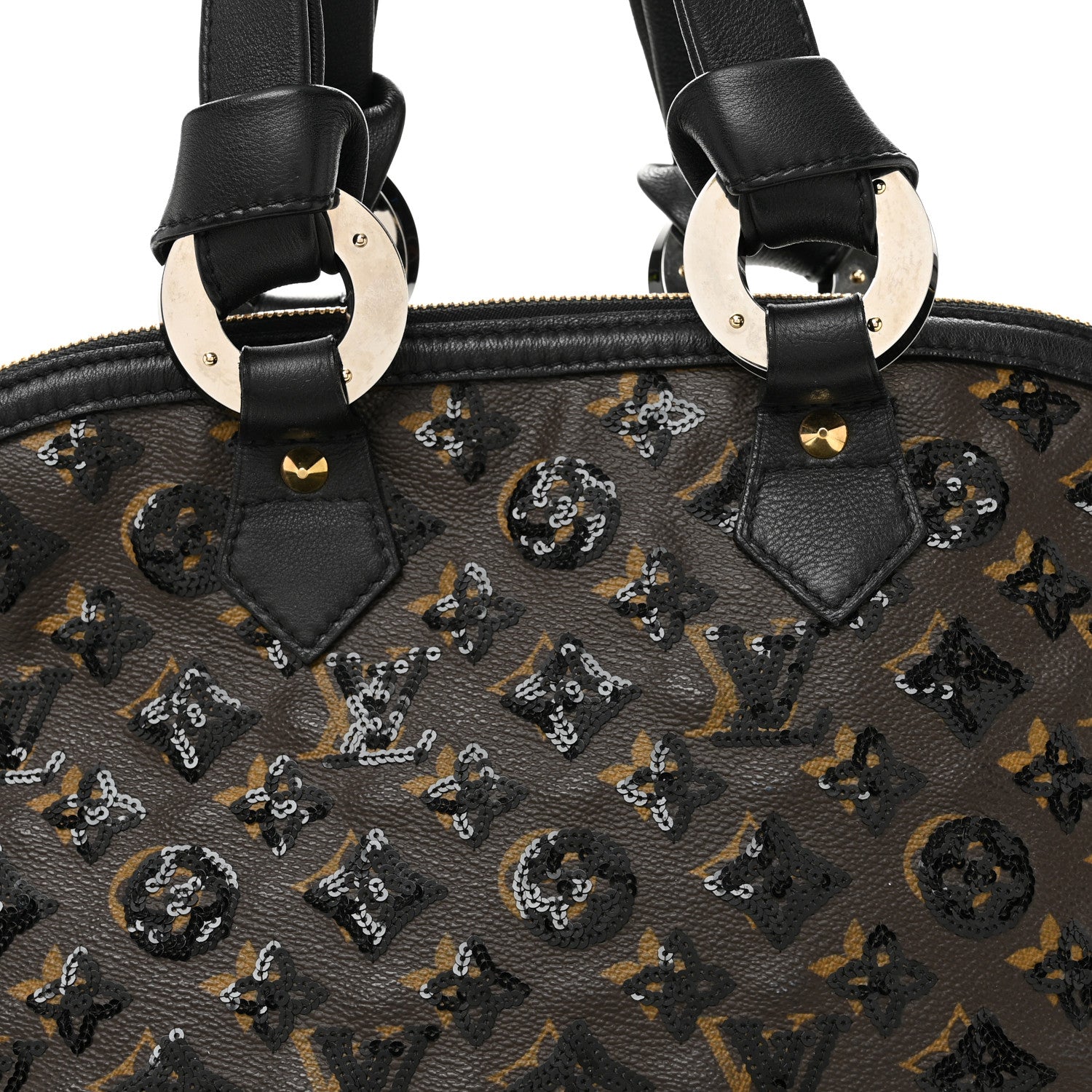 Louis Vuitton Monogram Sequins Eclipse Alma Black 7 of 9
