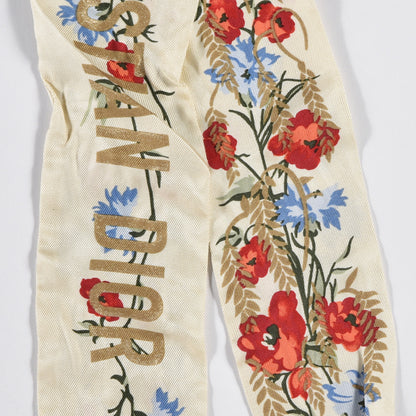 Christian Dior Silk Hibiscus Mitzah Scarf Multicolor 4 of 4
