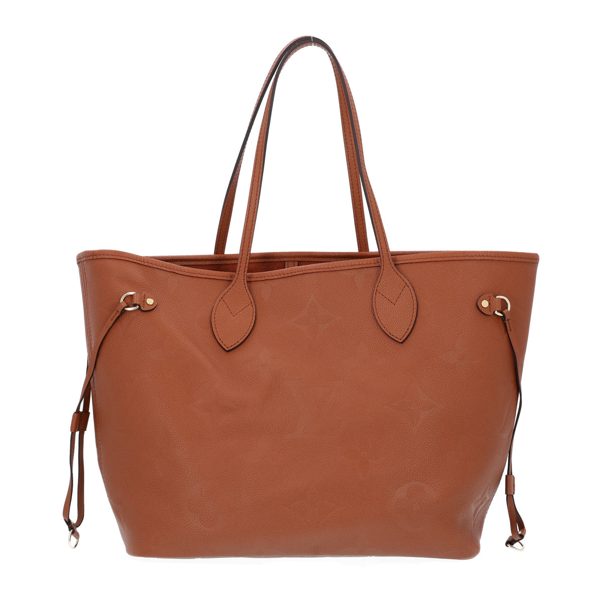 Louis Vuitton Empreinte Monogram Giant Neverfull MM Cognac 1 of 10