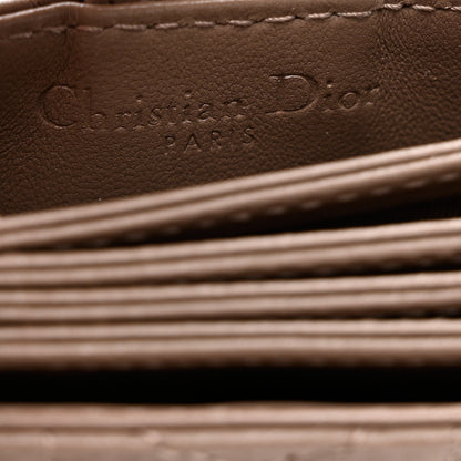 Christian Dior Lambskin Cannage Lady Dior 5-Gusset Card Holder 6 of 7