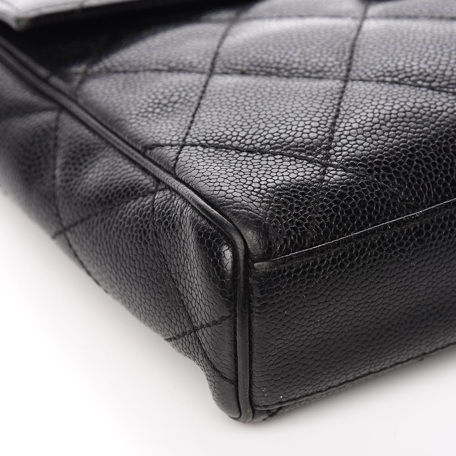 Chanel Caviar Quilted Medium Single Flap Black 11 of 15