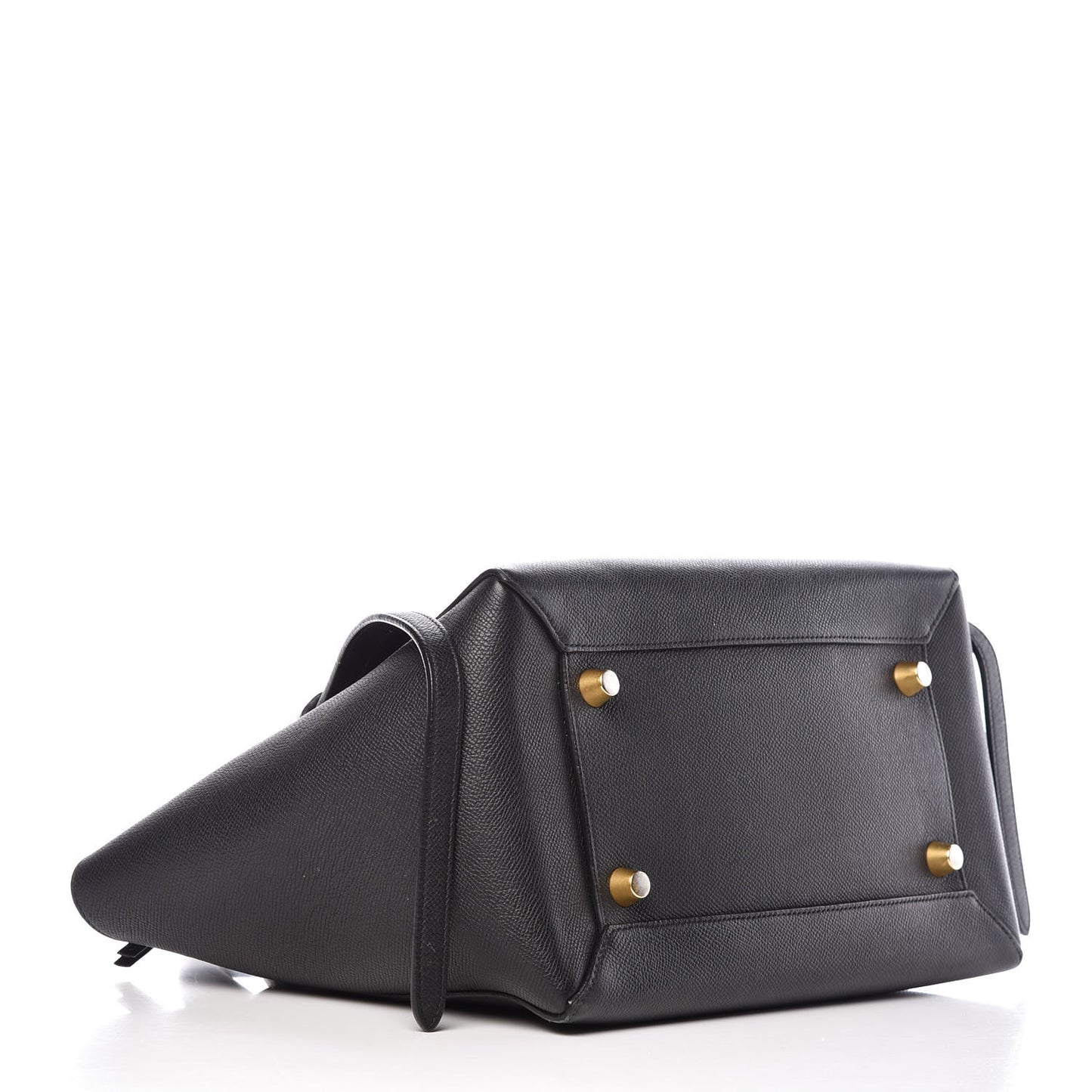 Grained Calfskin Mini Belt Bag Black