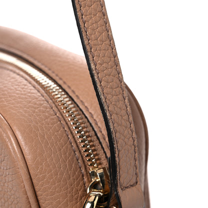 Gucci Pebbled Calfskin Small Soho Disco Bag Camelia 22 of 22