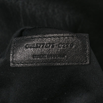 Saint Laurent Lambskin Quilted Monogram Monochrome Medium Loulou Puffer Chain Satchel Black 8 of 12