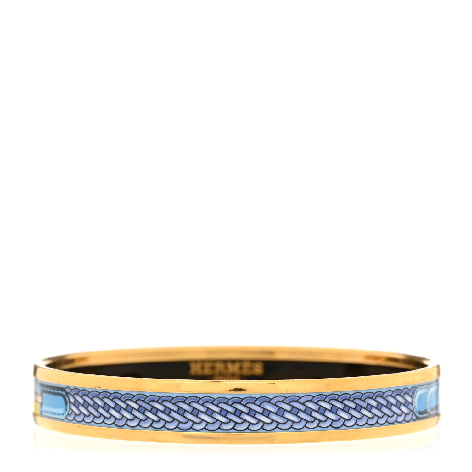 Hermes Enamel Printed Narrow Bracelet 65 1 of 6