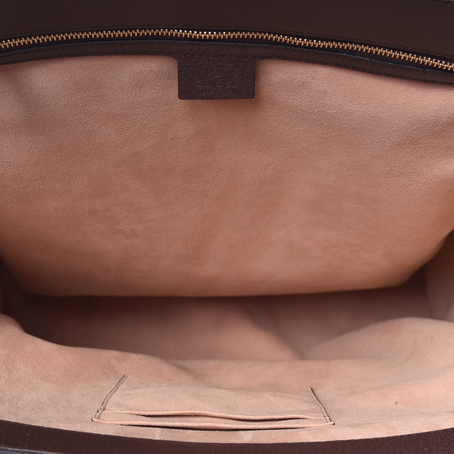 GG Supreme Monogram Web Ophidia Vertical Tote Brown