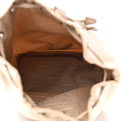 Prada Saffiano Tessuto Nylon Vela Bucket Wristlet Cammeo 5 of 11