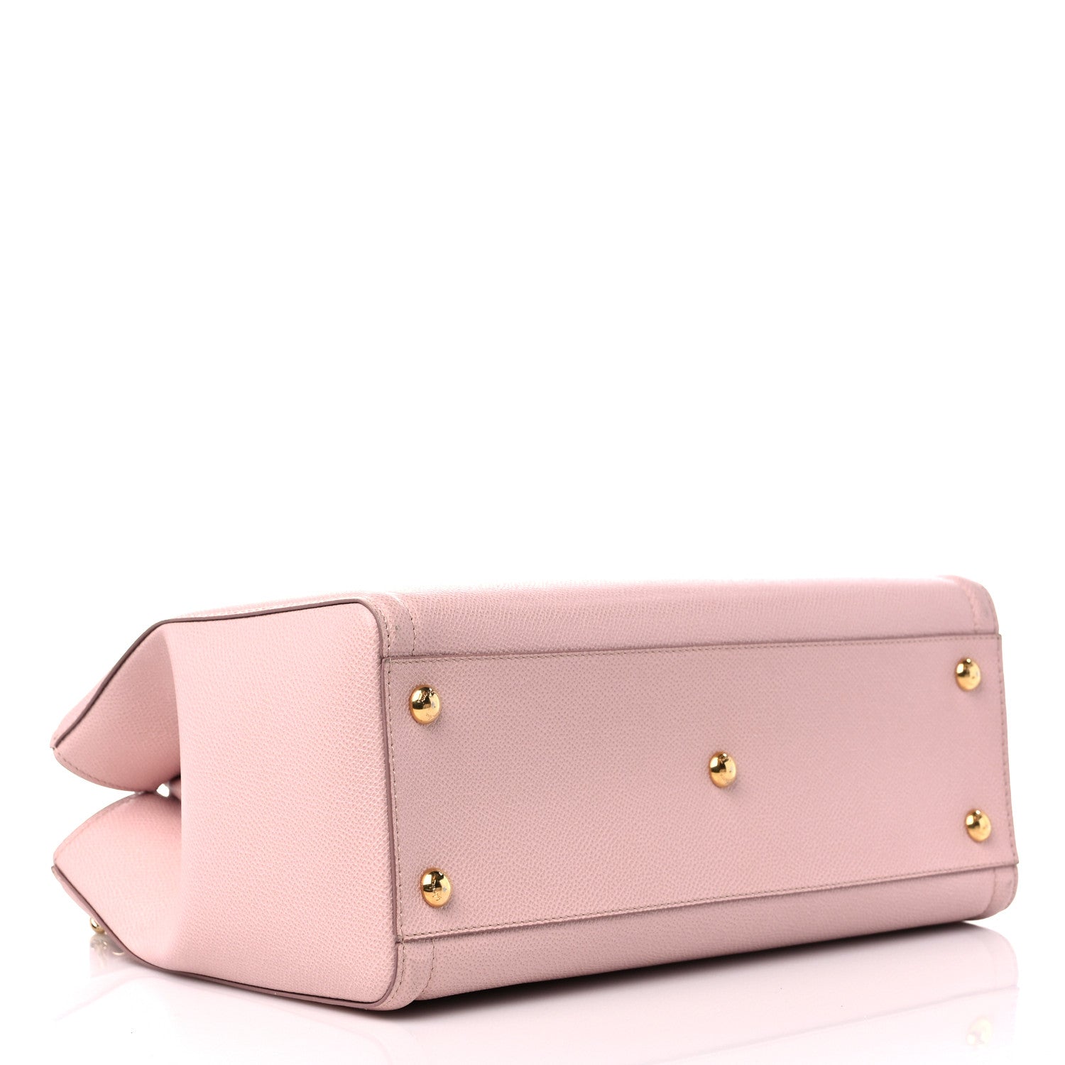 Salvatore Ferragamo Hammered Calfskin Vara Bow Chain Tote Pink 4 of 11